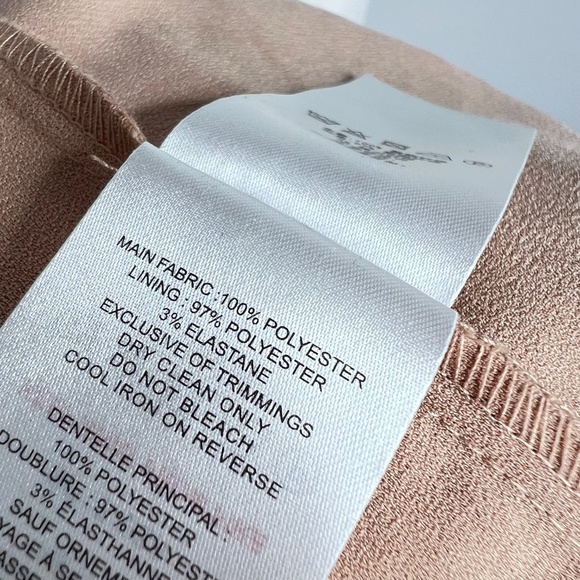 Self-Portrait Baby Blue Stripe Grid Lace Tiered Ruffle Mini Dress 4 - Picture 8 of 8